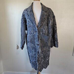 Vintage Art to Wear Denim Coat L